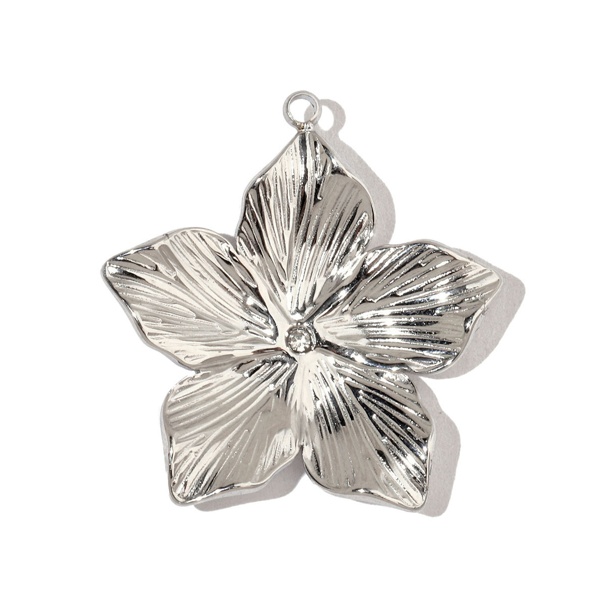 6pcs/pack Conch Leaf Stainless Steel Diy Charms Women Daisy Flower Star Earring Necklace Making Evil Eye Pendant