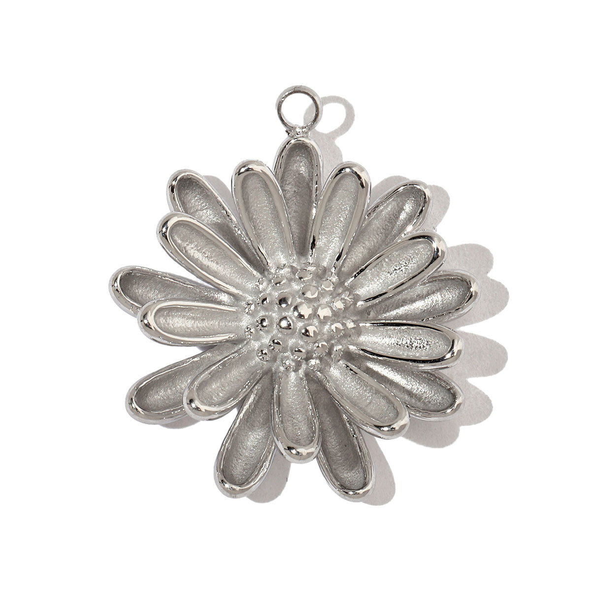 6pcs/pack Conch Leaf Stainless Steel Diy Charms Women Daisy Flower Star Earring Necklace Making Evil Eye Pendant