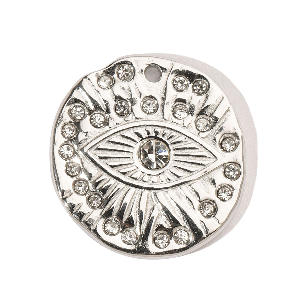 6pcs/pack Conch Leaf Stainless Steel Diy Charms Women Daisy Flower Star Earring Necklace Making Evil Eye Pendant