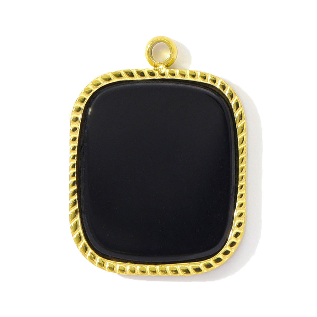 6pcs/pack Retro Stainless Steel Natural Stone Amethyst DIY Charms Women Red Agate Necklace Pendants Round Oval Jewelry