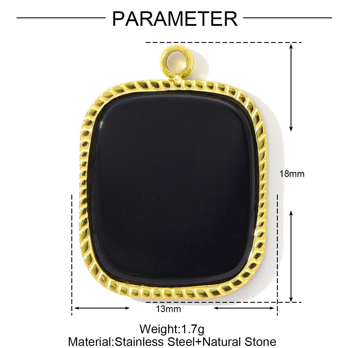 6pcs/pack Retro Stainless Steel Natural Stone Amethyst DIY Charms Women Red Agate Necklace Pendants Round Oval Jewelry