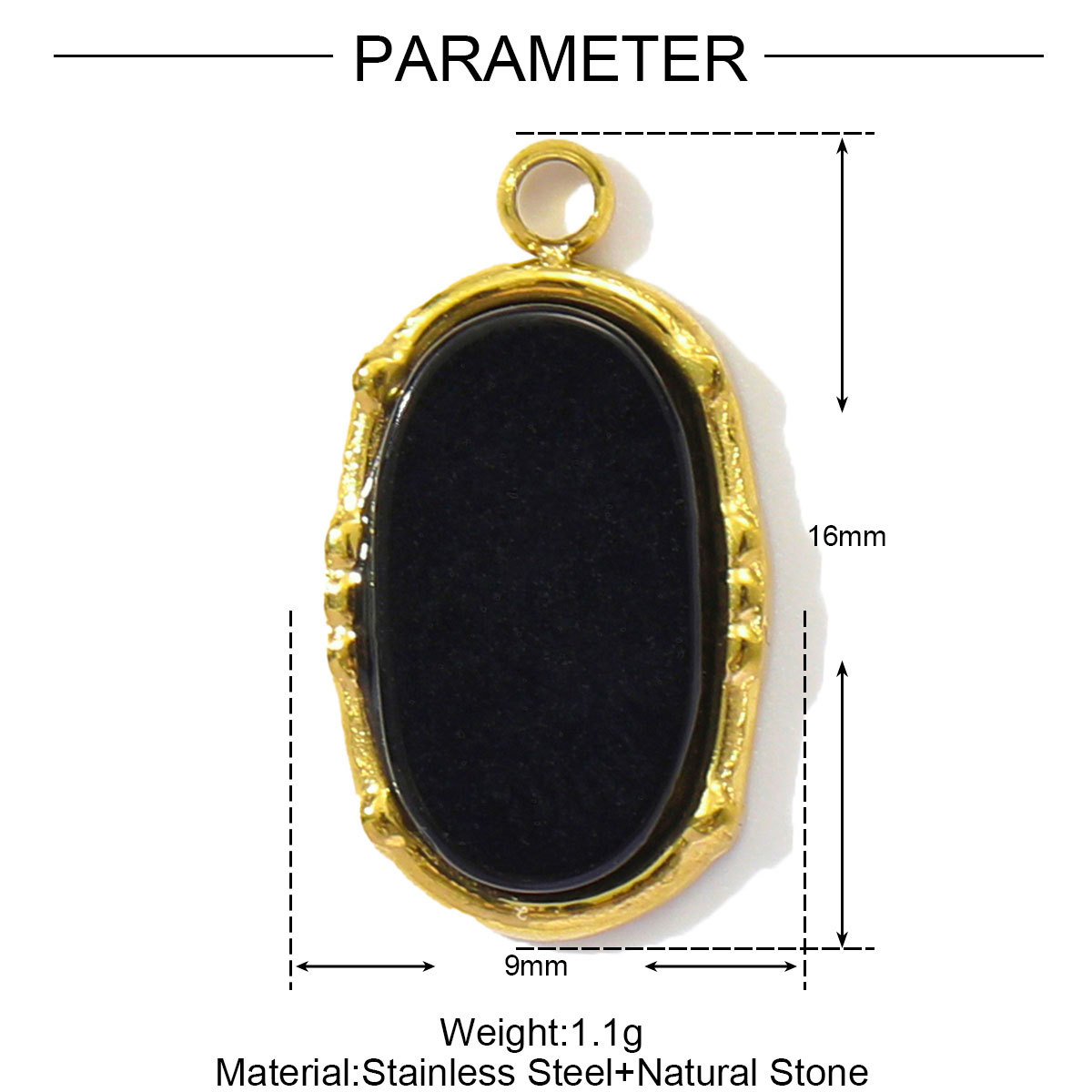 6pcs/pack French Natural Chalchite Stone Sun DIY Charms Stainless Steel Red Agate Square Necklace Pendants White Shell Jewelry