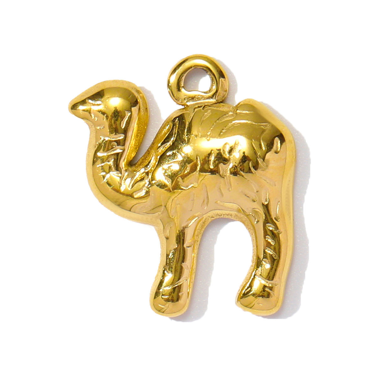 6pcs/pack Retro Stainless Steel Camel The Eiffel Tower Necklace Pendants  Crystal Cross Dancer Diy Charms Eye Jewelry Wholesale
