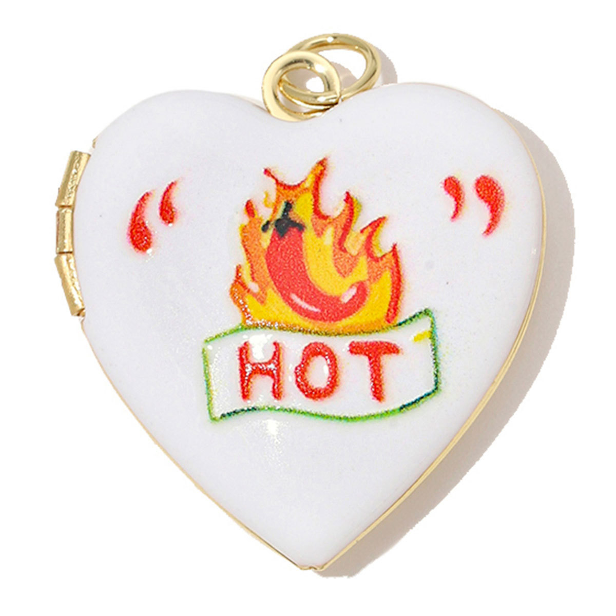 6pcs/Lot Copper Openable Heart DIY Charms Butterfly Rainbow Picture Locket Pendants Woman Cherry Sun Necklace Findings Wholesale