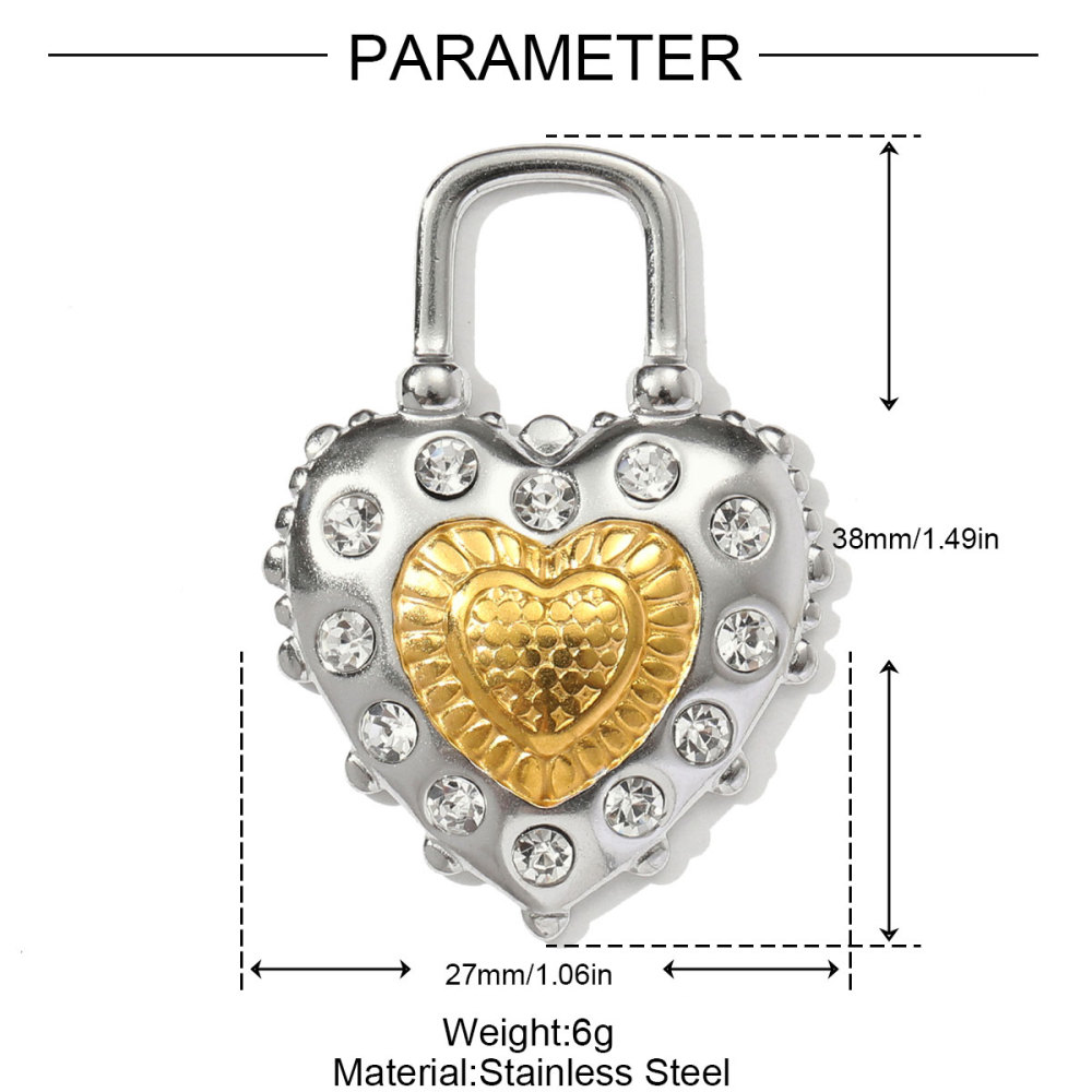 6pcs/pack Two Tone Clover Seahorse Stainless Steel DIY Charms Women Strawberry Jewelry Oval Virgin Mary Starfish Necklace Pendant