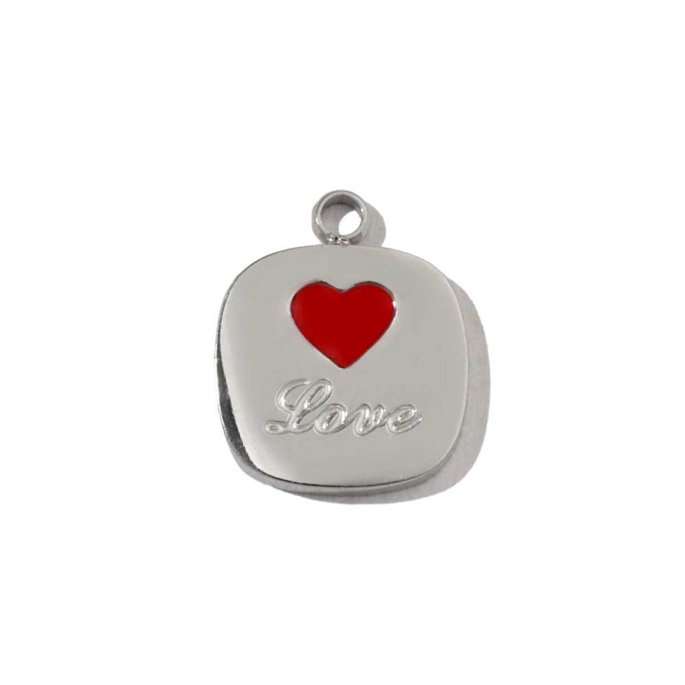 6pcs/pack 18k Real Gold Vacuum Plated Lock Flower Star Stainless Steel DIY Charm Women Jewelry Clover Heart Necklace Pendants