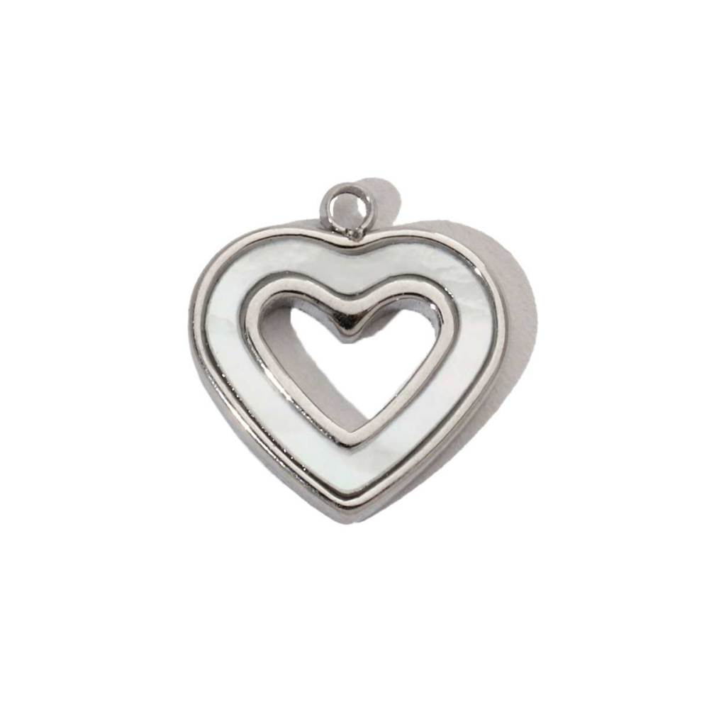 6pcs/pack Stainless Steel Cute Shell Heart DIY Charms Women Cross Trendy Sunflower Natural Stone Pendants Necklace Making Jewelry