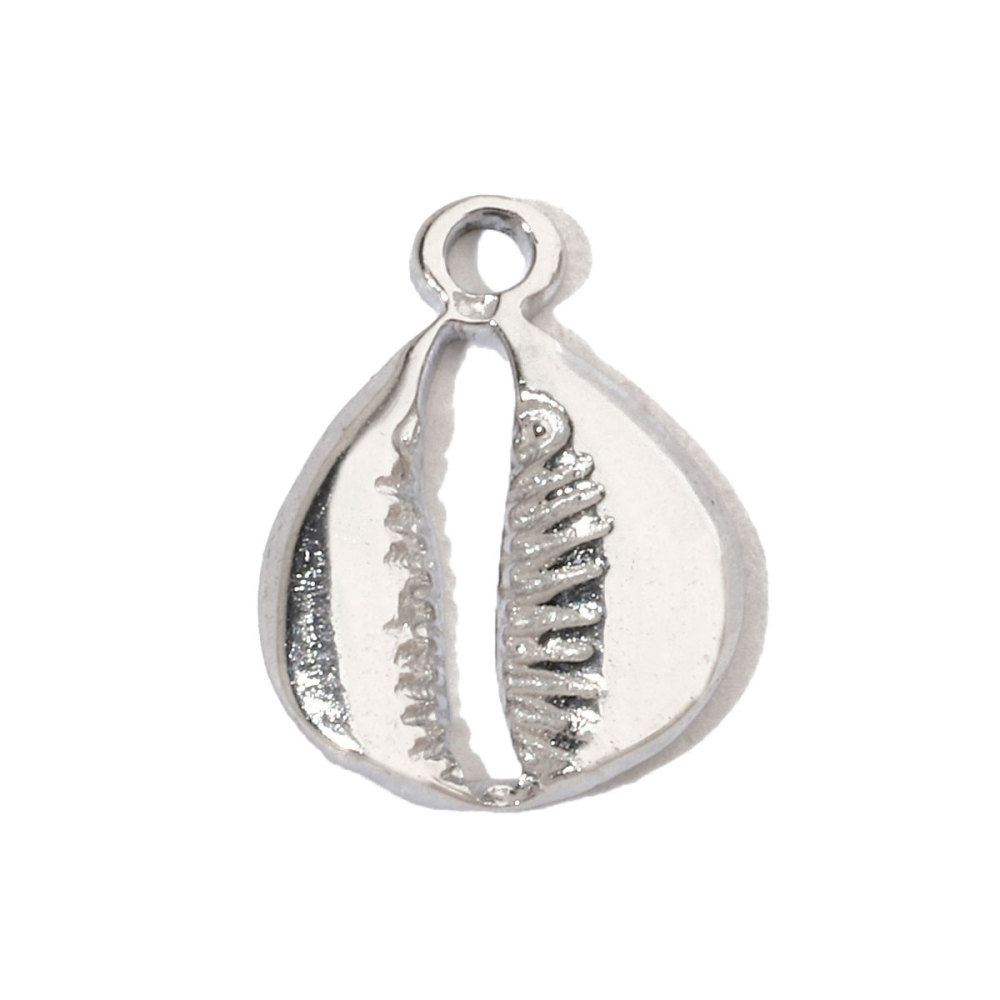 6pcs/pack Shell Bee Stainless Steel Diy Charms Women Star Clover Seahorse Earring Necklace Making Dog Paw Fox Pendant Wholesale