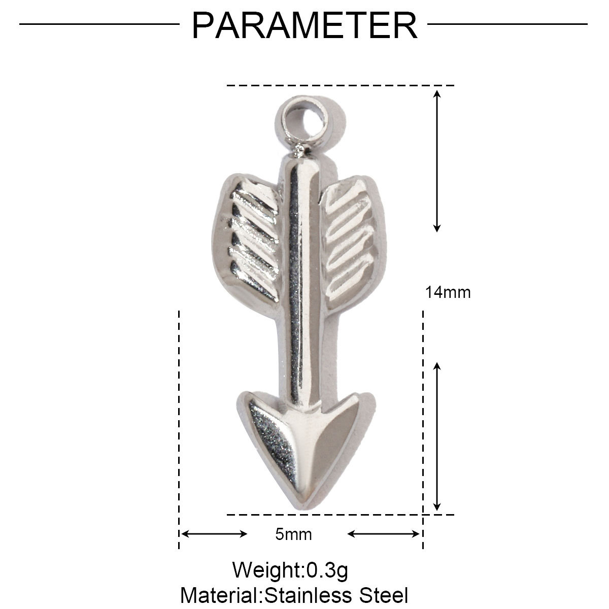 6pcs/pack Shell Bee Stainless Steel Diy Charms Women Star Clover Seahorse Earring Necklace Making Dog Paw Fox Pendant Wholesale