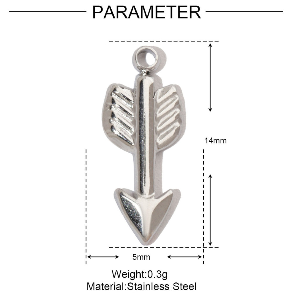 6pcs/pack Shell Bee Stainless Steel Diy Charms Women Star Clover Seahorse Earring Necklace Making Dog Paw Fox Pendant Wholesale
