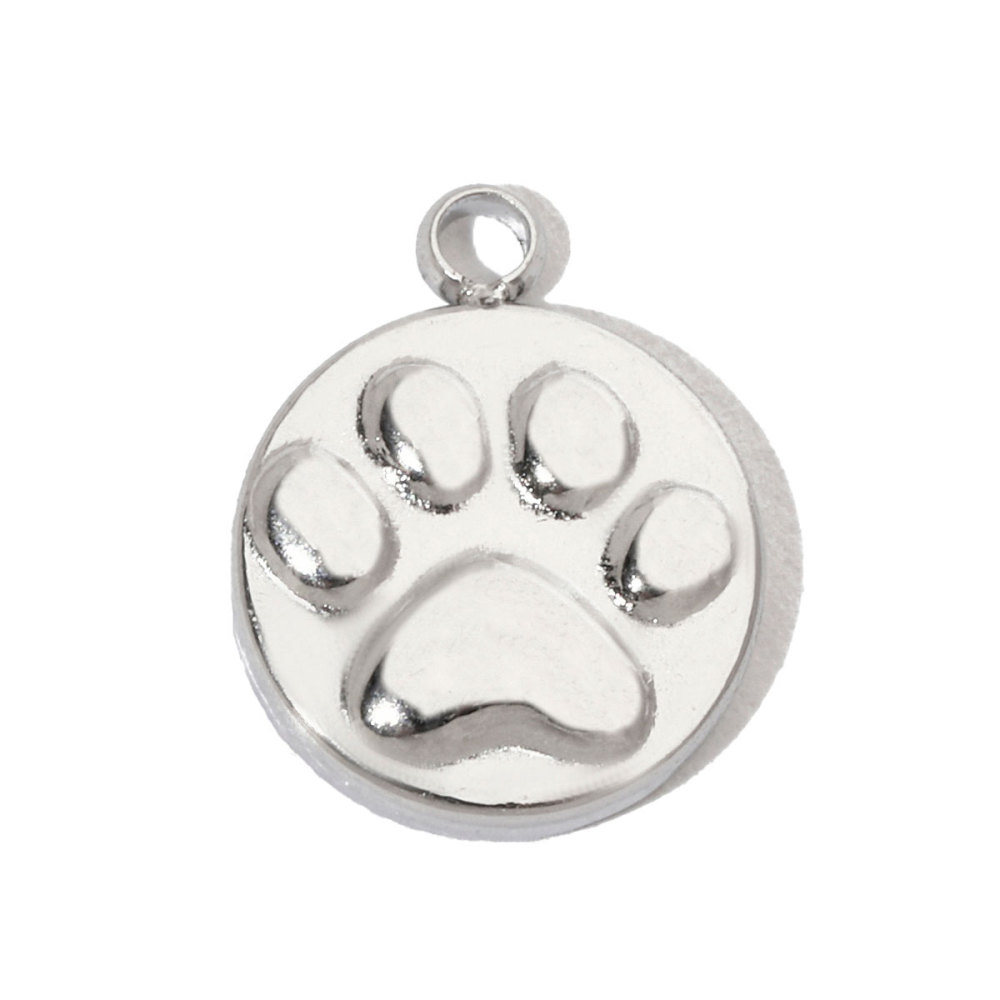 6pcs/pack Shell Bee Stainless Steel Diy Charms Women Star Clover Seahorse Earring Necklace Making Dog Paw Fox Pendant Wholesale