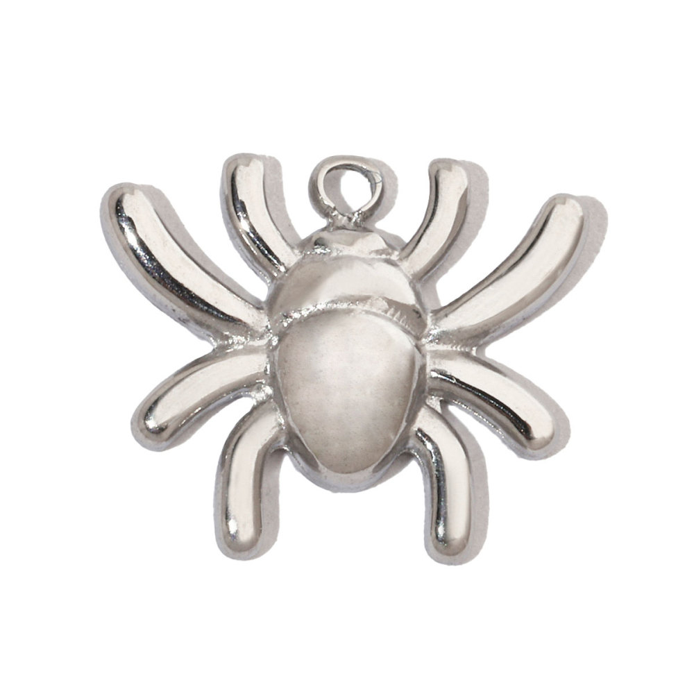 6pcs/pack Shell Bee Stainless Steel Diy Charms Women Star Clover Seahorse Earring Necklace Making Dog Paw Fox Pendant Wholesale