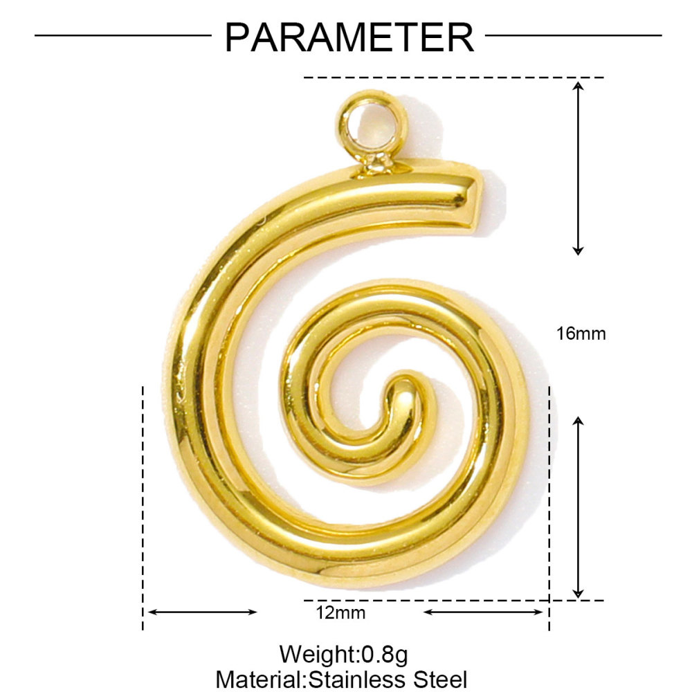 6pcs/pack French Stainless Steel Cresecent Moon Star Necklace Pendants Round Crystal Diy Charms Tennis Racket Jewelry Wholesale