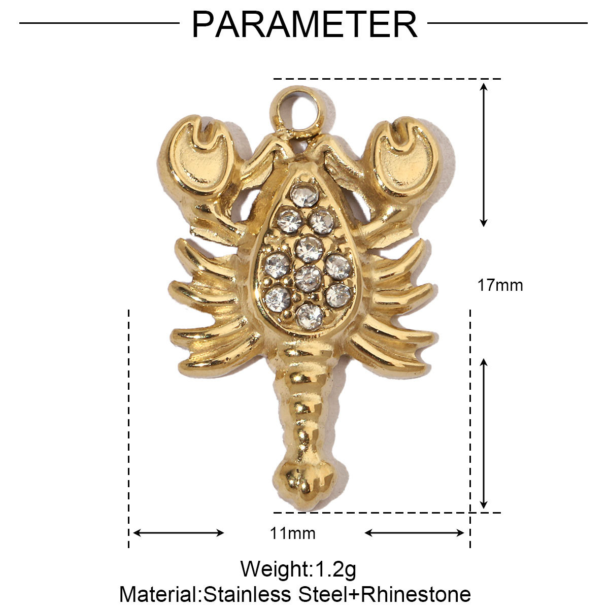 6pcs/pack Conch Heart Mom Stainless Steel Diy Charms Women Evil Eye Clover Earring Necklace Making Elephant Jewelry Pendant