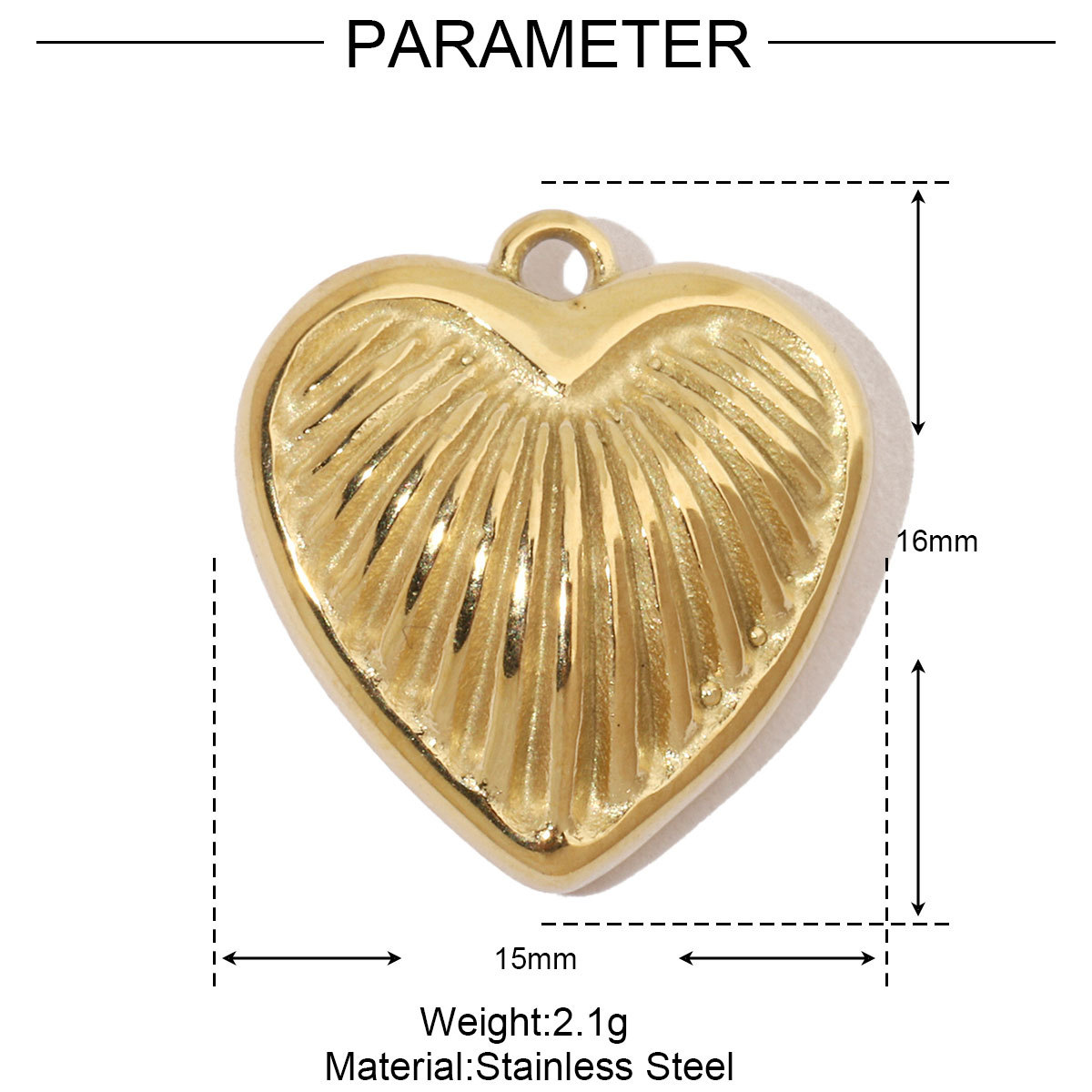 6pcs/pack Conch Heart Mom Stainless Steel Diy Charms Women Evil Eye Clover Earring Necklace Making Elephant Jewelry Pendant
