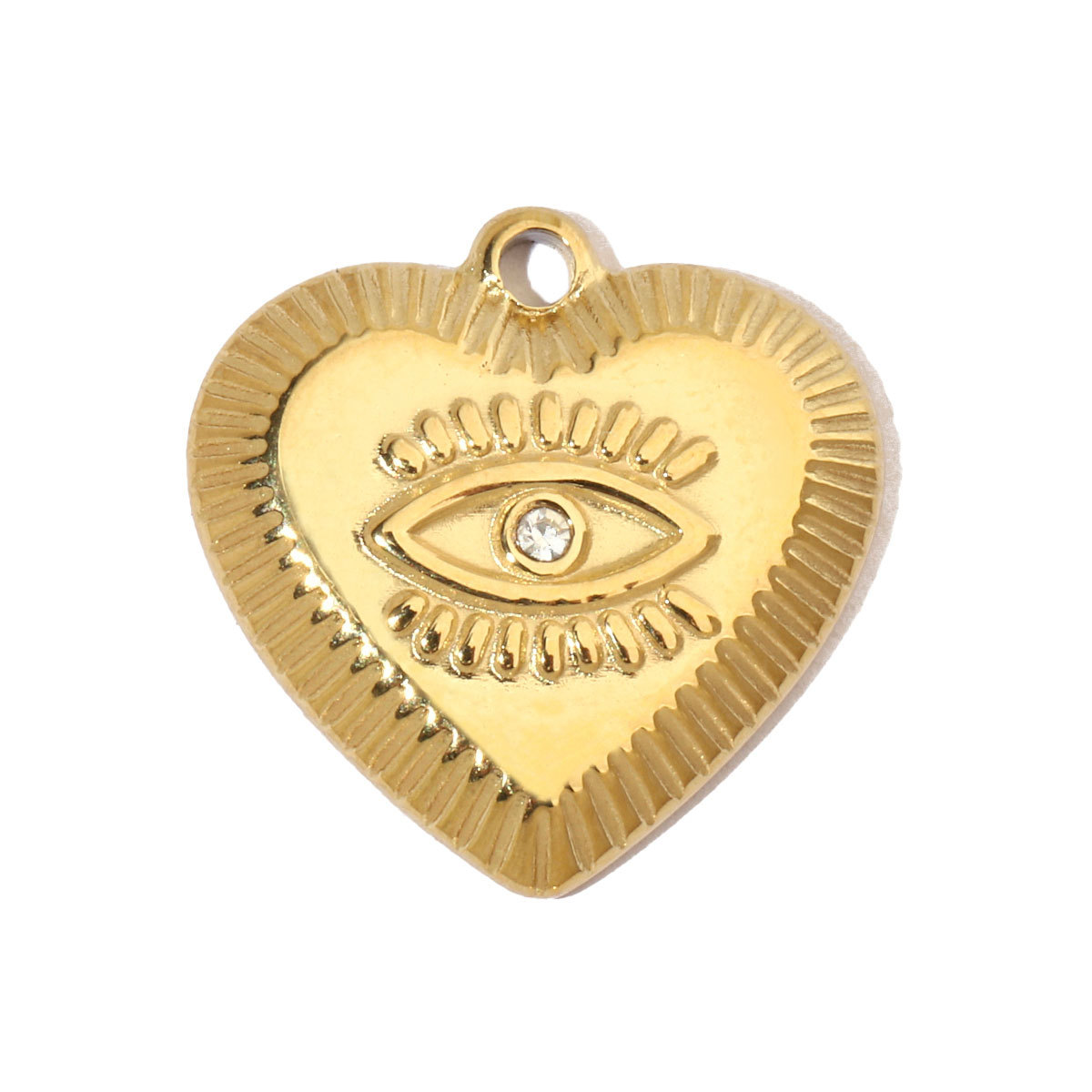 6pcs/pack Conch Heart Mom Stainless Steel Diy Charms Women Evil Eye Clover Earring Necklace Making Elephant Jewelry Pendant