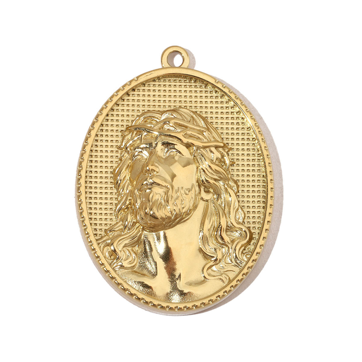 6pcs/pack Religious Jesus Stainless Steel Diy Charms Men God Cross Earring Necklace Making The Virgin Mary Jewelry Pendant