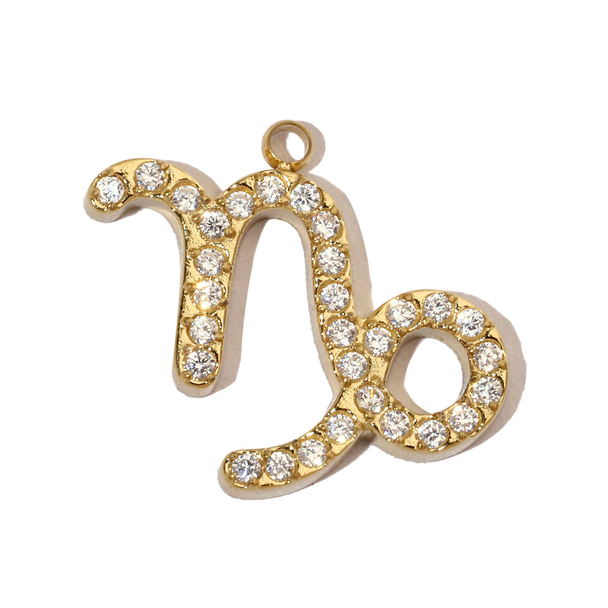 6pcs/pack Cubic Zircon Zodiac Sign Stainless Steel Diy Charms Women horoscope Earring Necklace Making  Jewelry Pendant