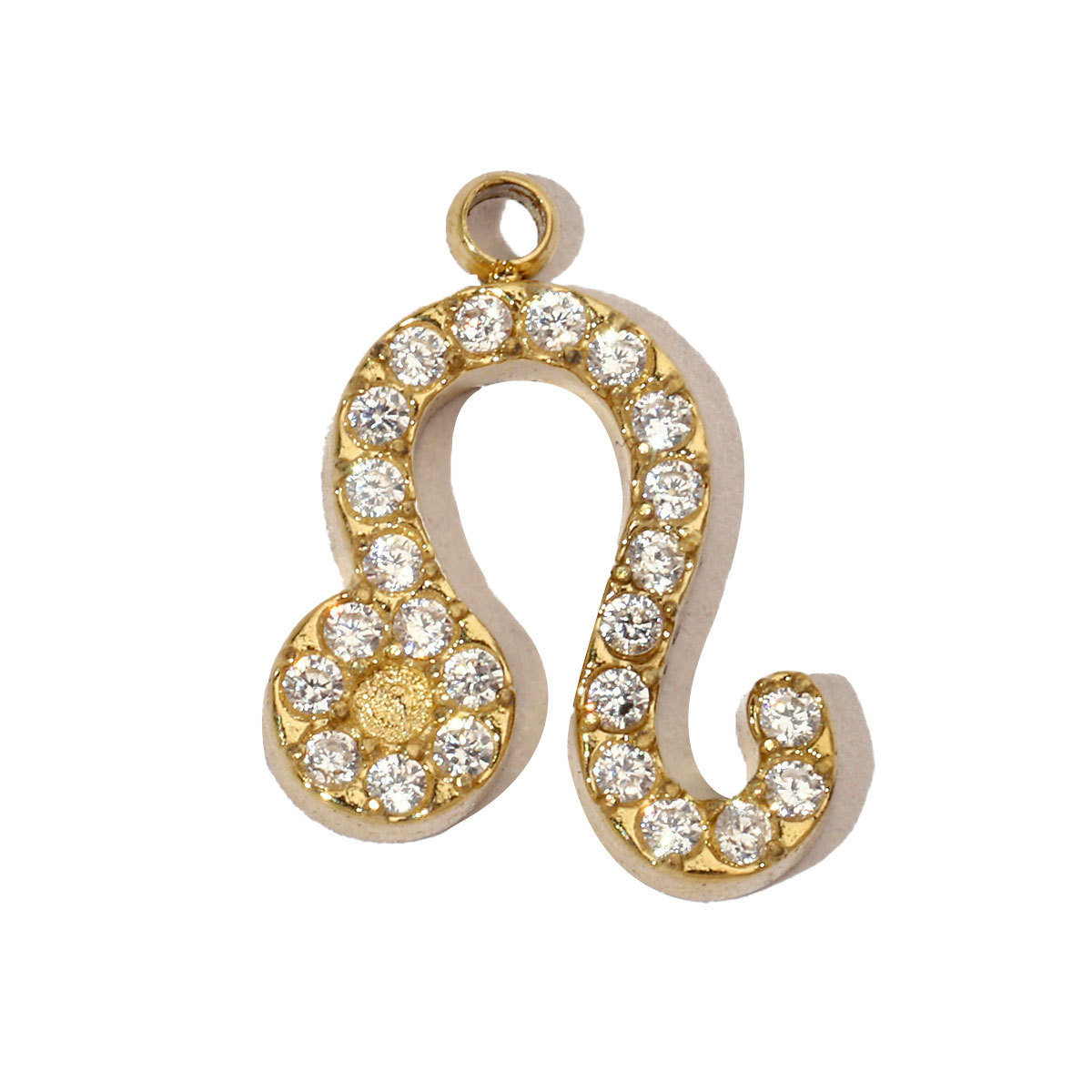 6pcs/pack Cubic Zircon Zodiac Sign Stainless Steel Diy Charms Women horoscope Earring Necklace Making  Jewelry Pendant