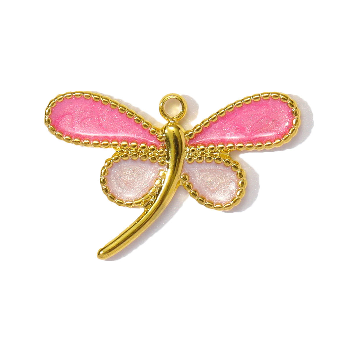 6pcs/pack Wholesale Stainless Steel Enamel Dragonfly Shell Diy Charms Woman Turtle Crab Necklace Pendants Pearl Conch Jewelry