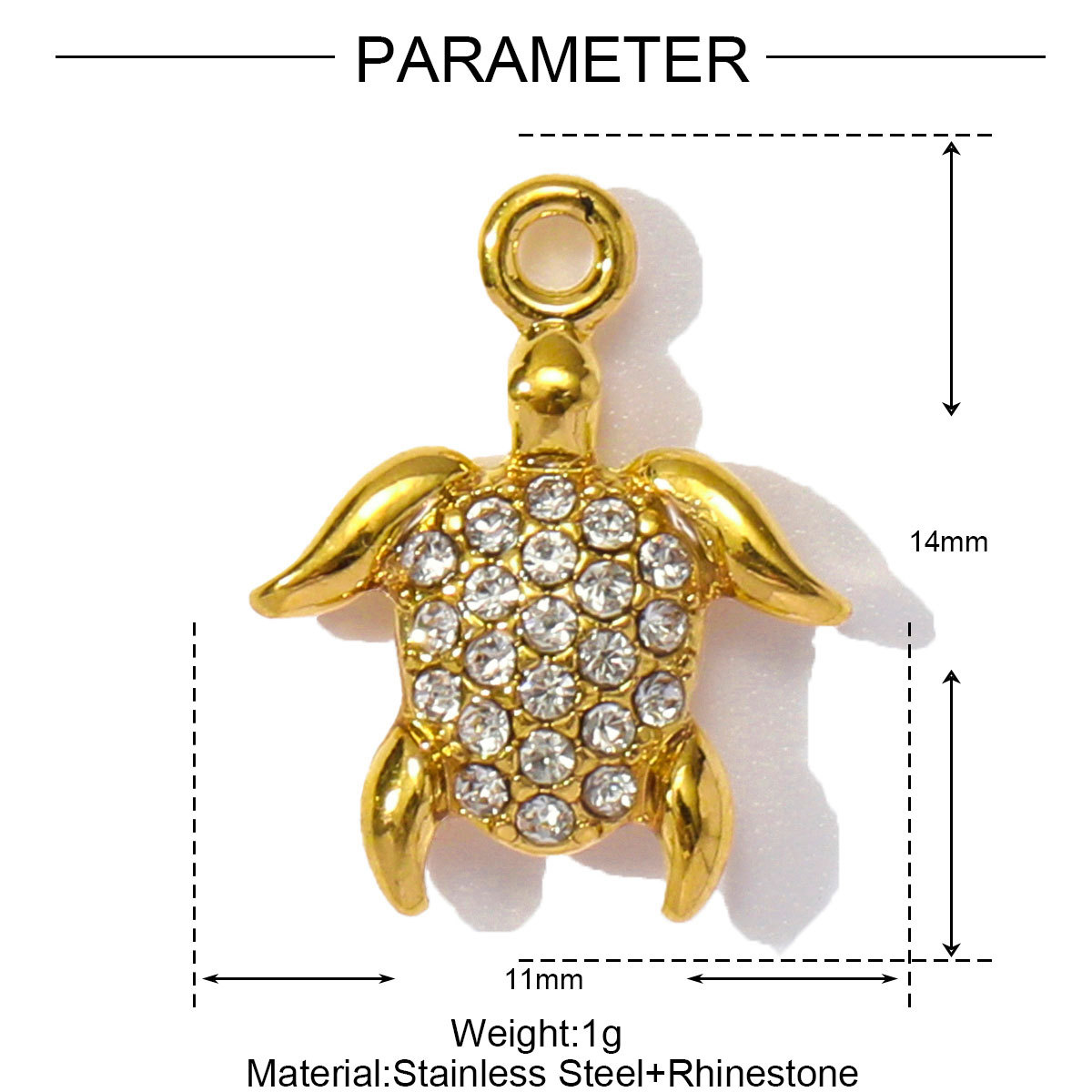 6pcs/pack Wholesale Stainless Steel Enamel Dragonfly Shell Diy Charms Woman Turtle Crab Necklace Pendants Pearl Conch Jewelry