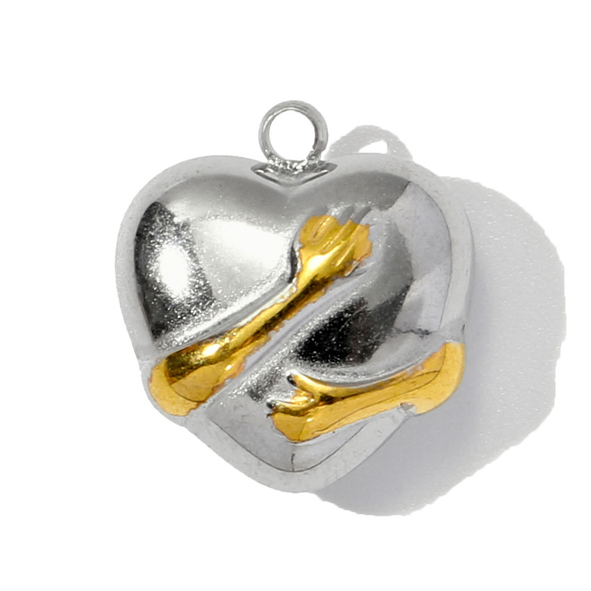 6pcs/pack Stainless Steel Enamel Swallow Pearl Heart Wings Pendant Mushroom Dolphin Goldfish DIY Charms Women Jewelry