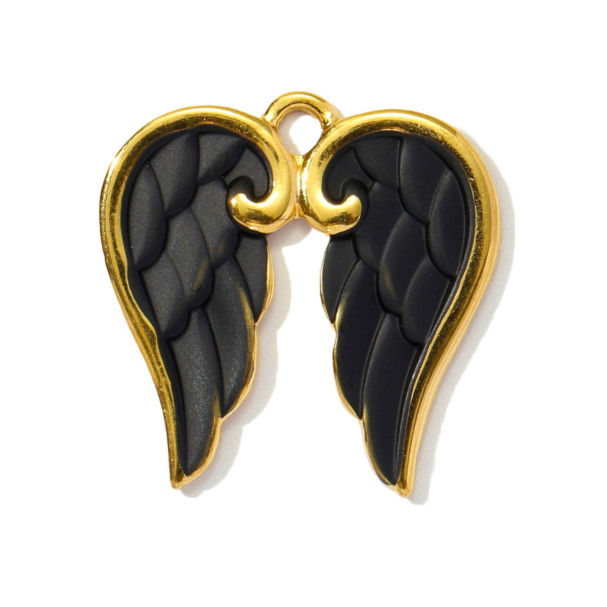 6pcs/pack Stainless Steel Enamel Swallow Pearl Heart Wings Pendant Mushroom Dolphin Goldfish DIY Charms Women Jewelry