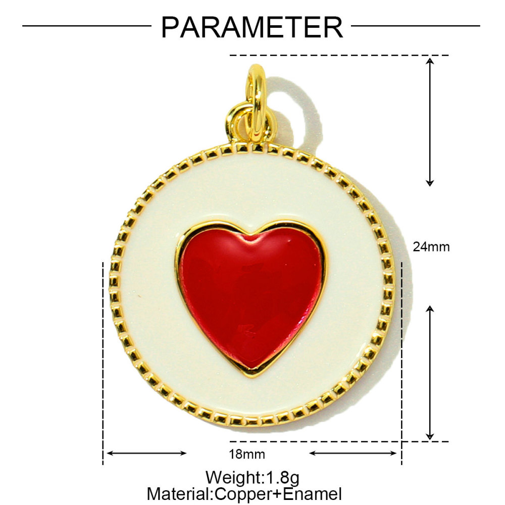 6pcs/pack Copper Enamel Cat Planet Grape Rainbow DIY Charms Zircon Mushroom Star Moon Pendants Women Necklace Making Jewelry