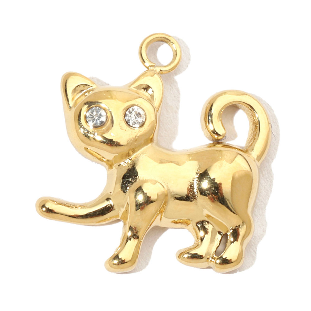 6pcs/pack Stainless Steel Lucky Clover Star DIY Charms Women Shell Jewelry Enamel Mushroom Eiffel Tower Goblet Necklace Pendants