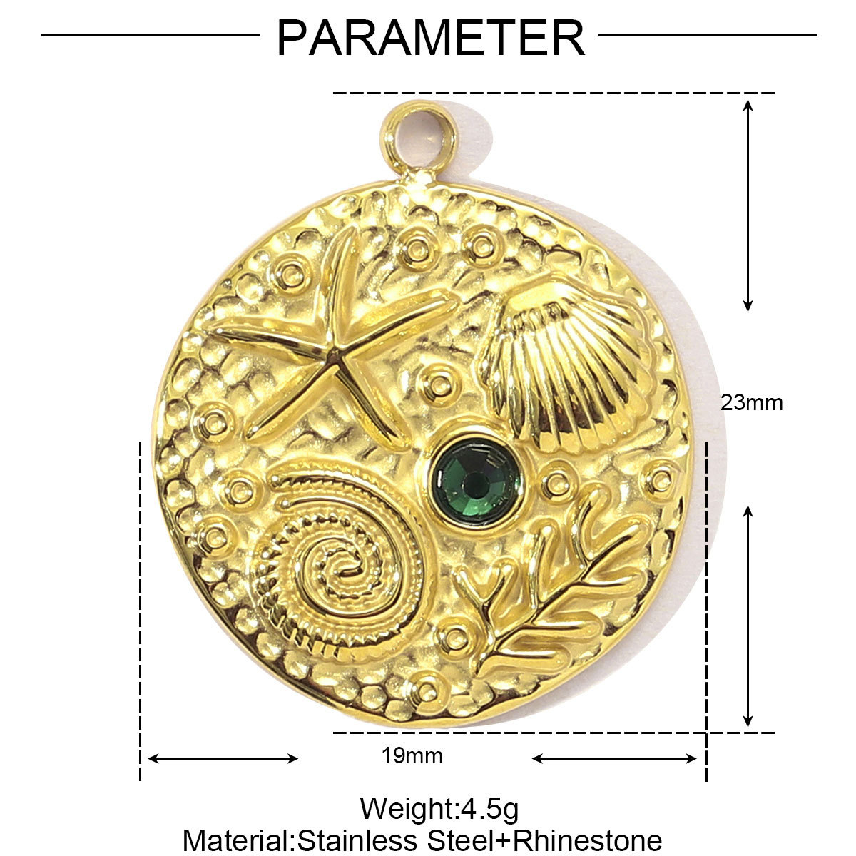 6pcs/pack Stainless Steel Enamel Fish Bone DIY Charms Women Coral Beach Slipper Palm Tree Necklace Pendant Ocean Theme Jewelry