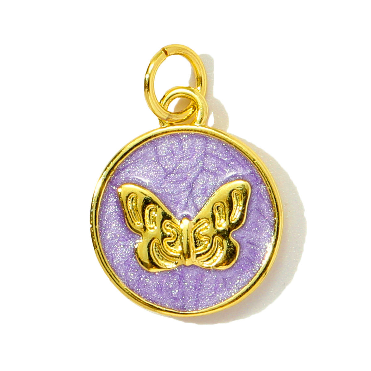 6pcs/pack Cute Copper Zircon Enamel Ladybug Panda DIY Charms Shell Octopus Starfish Pendants Women Necklaces Making Jewelry