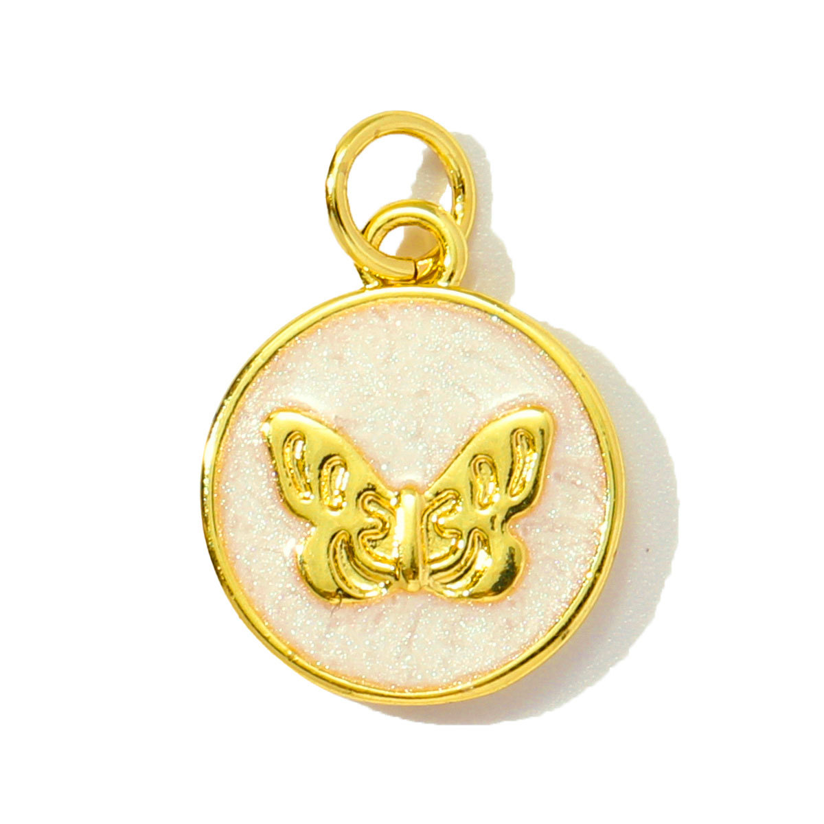 6pcs/pack Cute Copper Zircon Enamel Ladybug Panda DIY Charms Shell Octopus Starfish Pendants Women Necklaces Making Jewelry