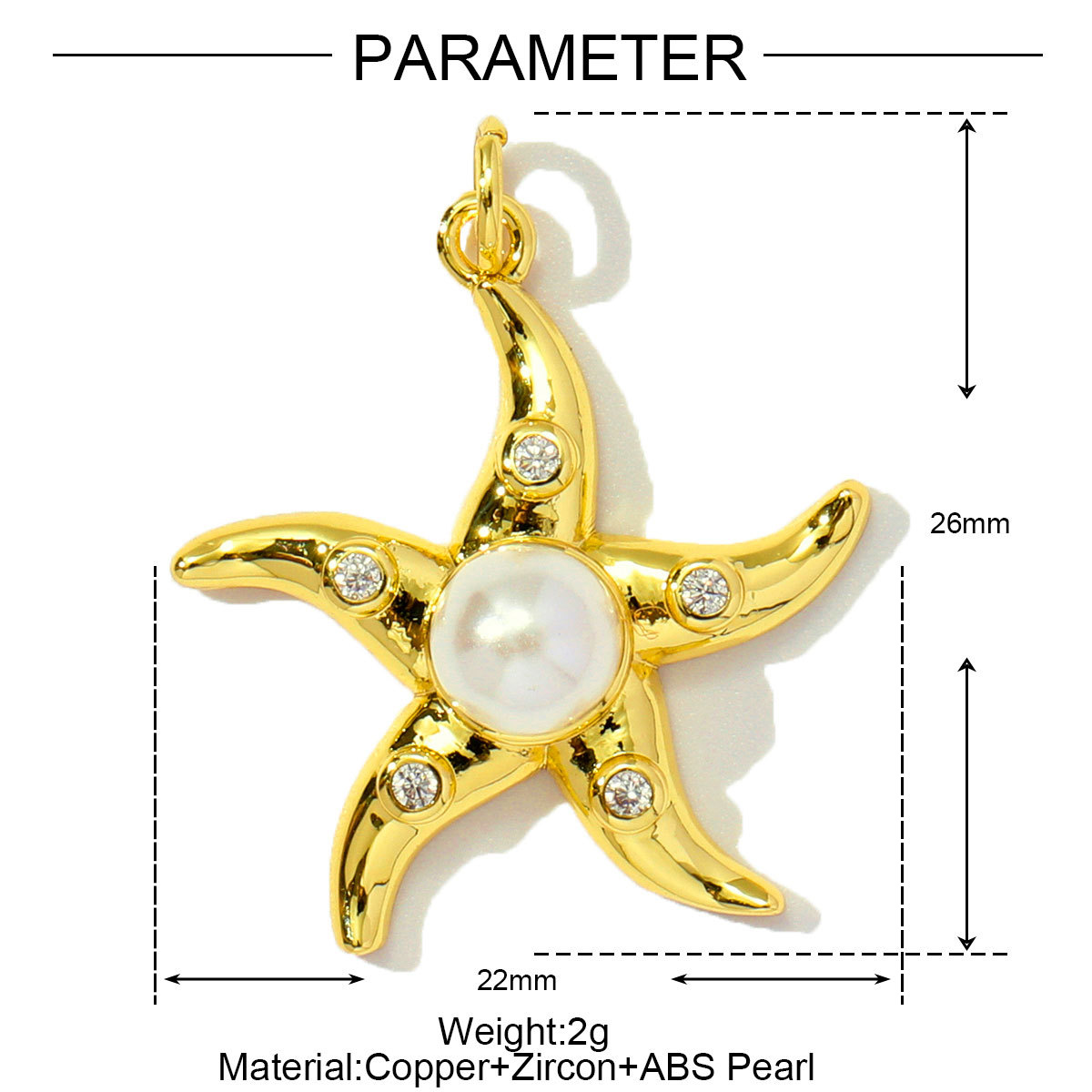 6pcs/pack Cute Copper Zircon Enamel Ladybug Panda DIY Charms Shell Octopus Starfish Pendants Women Necklaces Making Jewelry