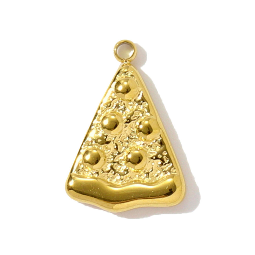 6pcs/pack Stainless Steel Corn Ice Cream Necklace Pendants Wine Glasses Cherry DIY Charms Earrings Making Women Jewelry