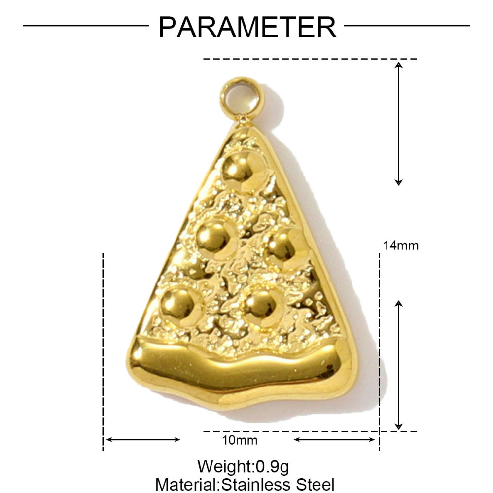 6pcs/pack Stainless Steel Corn Ice Cream Necklace Pendants Wine Glasses Cherry DIY Charms Earrings Making Women Jewelry
