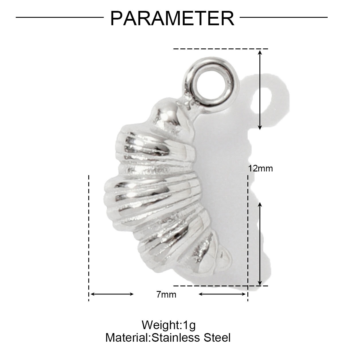 6pcs/pack Stainless Steel Corn Ice Cream Necklace Pendants Wine Glasses Cherry DIY Charms Earrings Making Women Jewelry