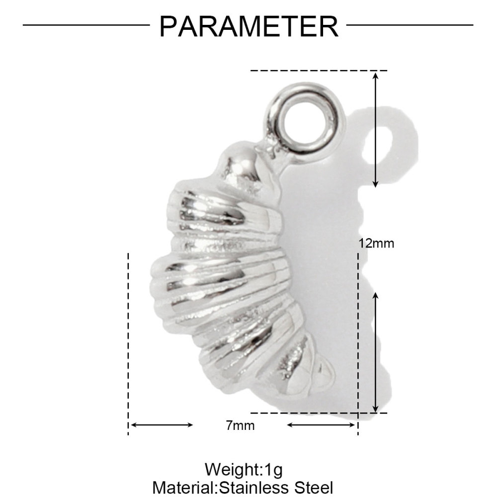 6pcs/pack Stainless Steel Corn Ice Cream Necklace Pendants Wine Glasses Cherry DIY Charms Earrings Making Women Jewelry