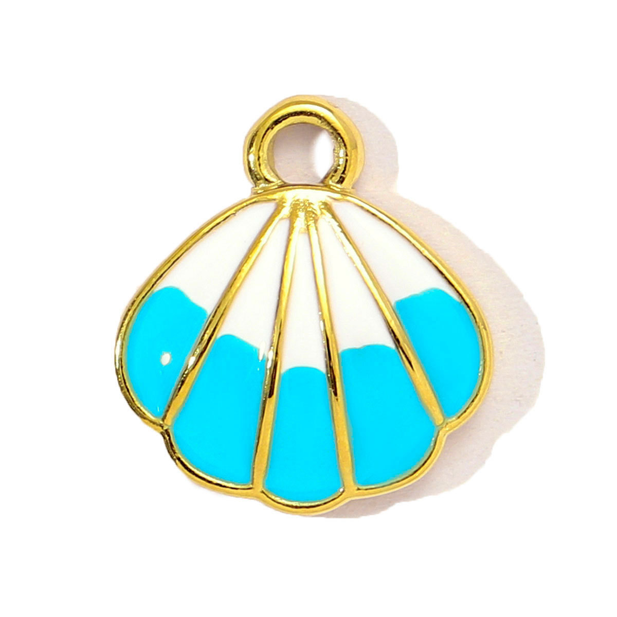 6pcs/pack Enamel Horse Owl Stainless Steel Necklace Pendants Crescent Moon Star DIY Charms Fish Earrings Making Women Jewelry