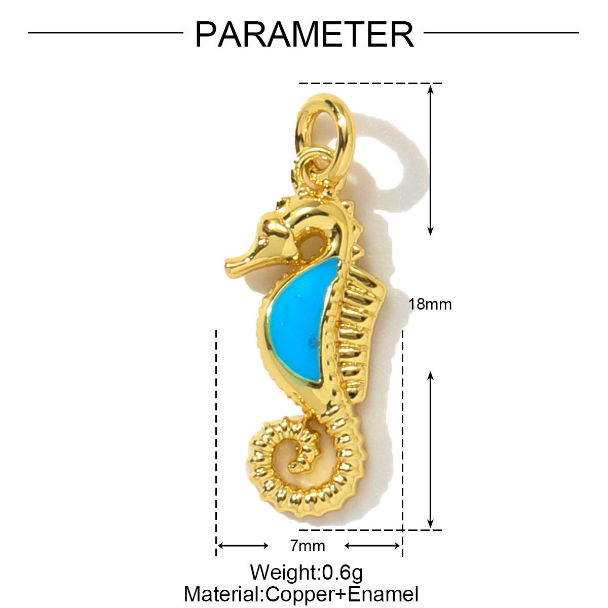 6pcs/pack Butterfly Copper Zircon DIY Charms Seahorse Turtle Necklace Pendants Women Rudder Lobster Jewelry Wholesale