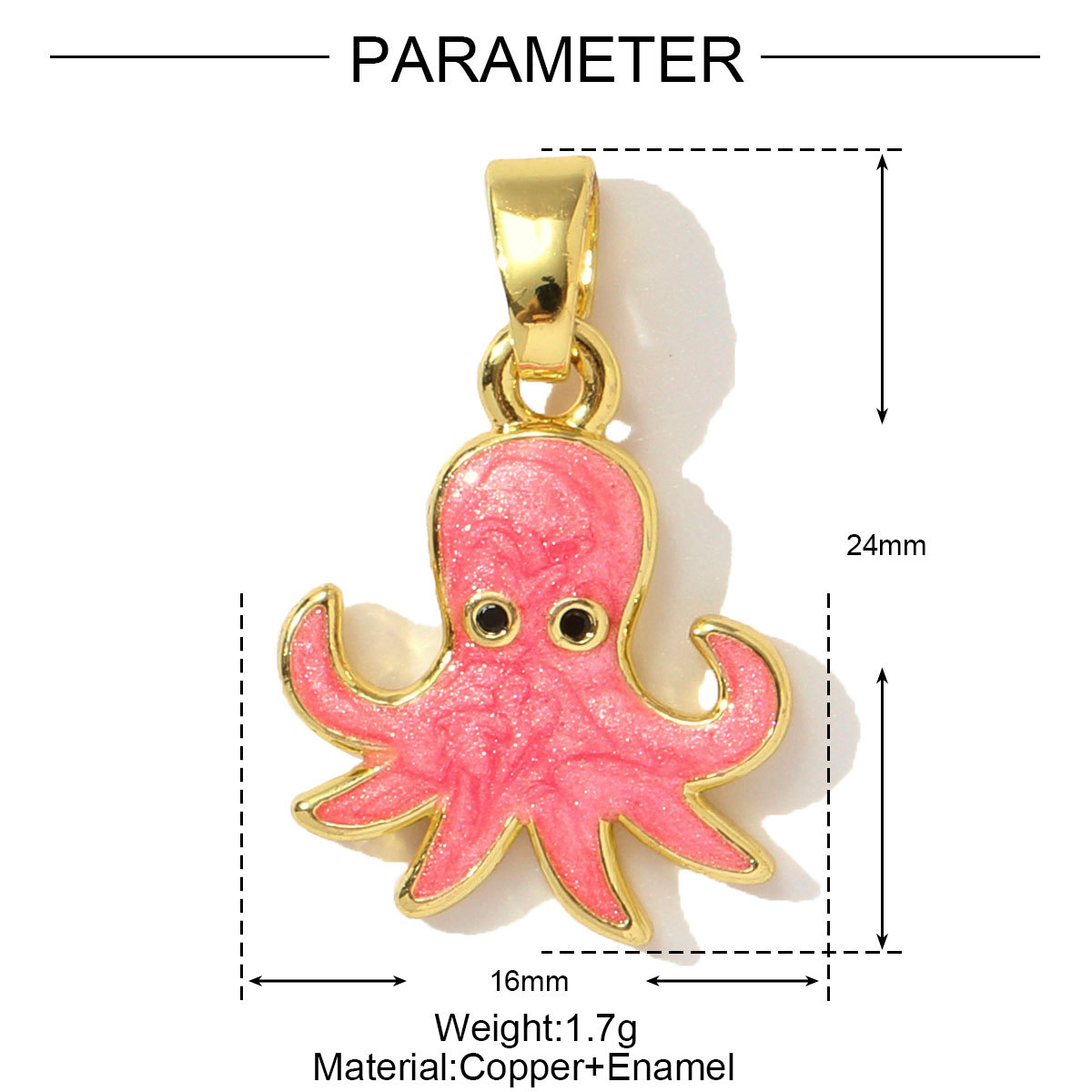 6pcs/pack Butterfly Copper Zircon DIY Charms Seahorse Turtle Necklace Pendants Women Rudder Lobster Jewelry Wholesale