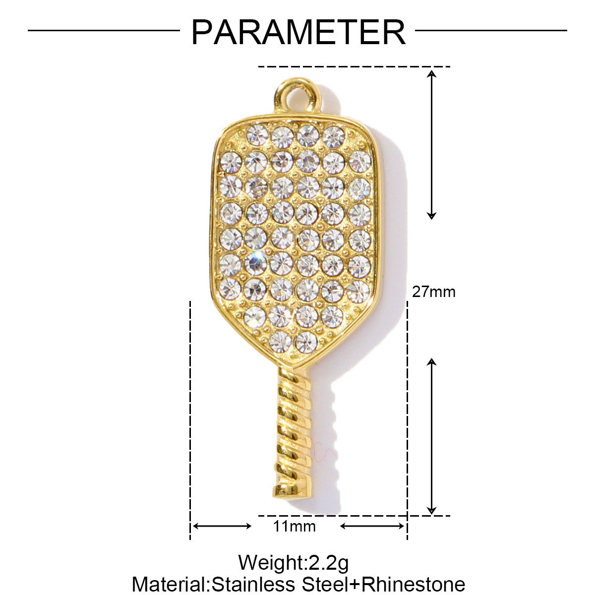 6pcs/pack Stainless Steel Hair Trimmer Tennis Racket Pendant Earphone Grape Boy Girl DIY Charms Necklace Making Women Jewelry