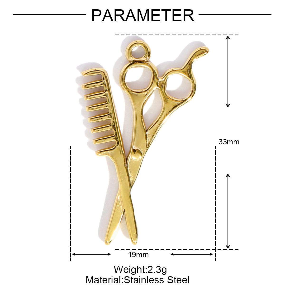 6pcs/pack Stainless Steel Hair Trimmer Tennis Racket Pendant Earphone Grape Boy Girl DIY Charms Necklace Making Women Jewelry