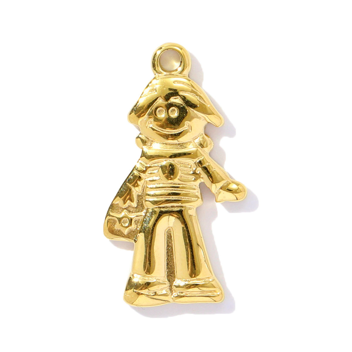 6pcs/pack Stainless Steel Hair Trimmer Tennis Racket Pendant Earphone Grape Boy Girl DIY Charms Necklace Making Women Jewelry