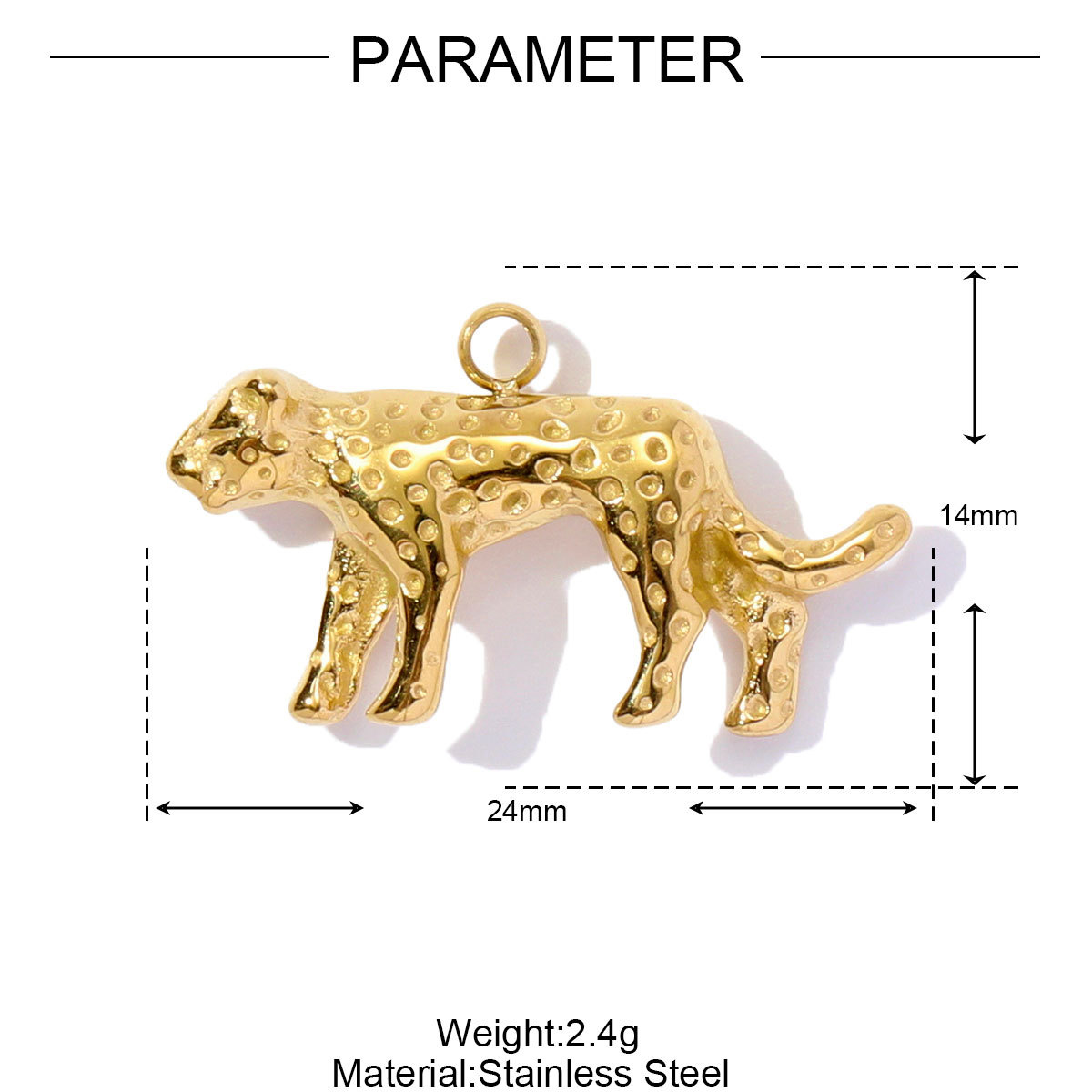 6pcs/pack Animal Stainless Steel Spider Leopards palm starfish Pendant shell elephant  DIY Charms Necklace Making Women Jewelry