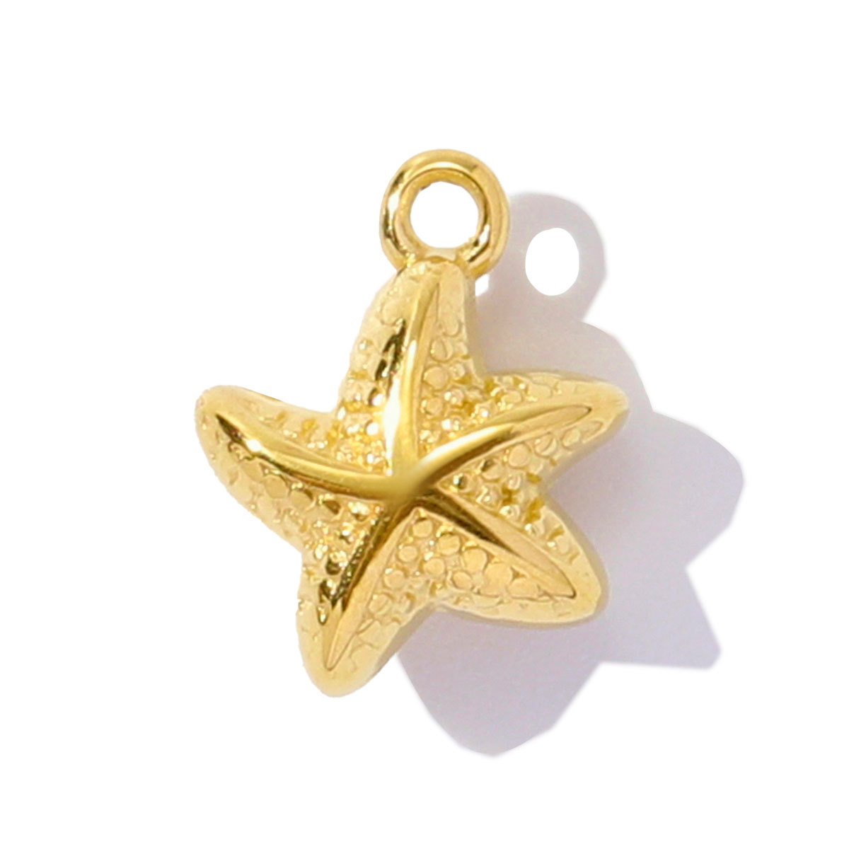 6pcs/pack Animal Stainless Steel Spider Leopards palm starfish Pendant shell elephant  DIY Charms Necklace Making Women Jewelry