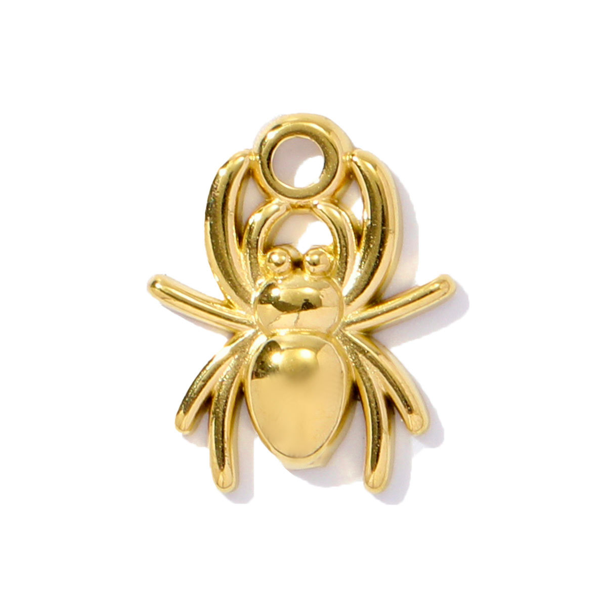 6pcs/pack Animal Stainless Steel Spider Leopards palm starfish Pendant shell elephant  DIY Charms Necklace Making Women Jewelry