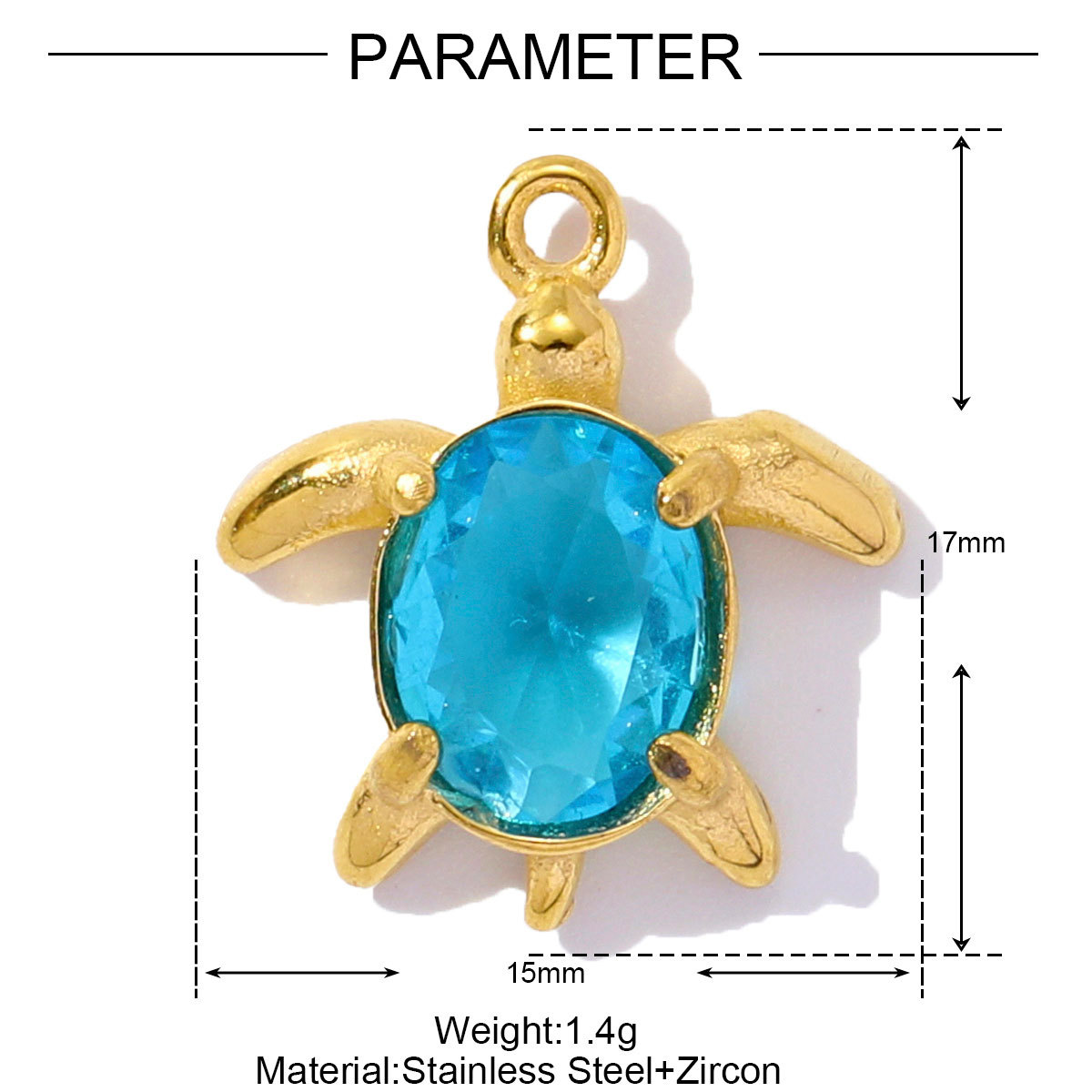 6pcs/pack French Style Stainless Steel Enamel Butterfly  Pearl Shell Pendant Dolphin Turtle Lock  DIY Charms Necklace Making Women Jewelry