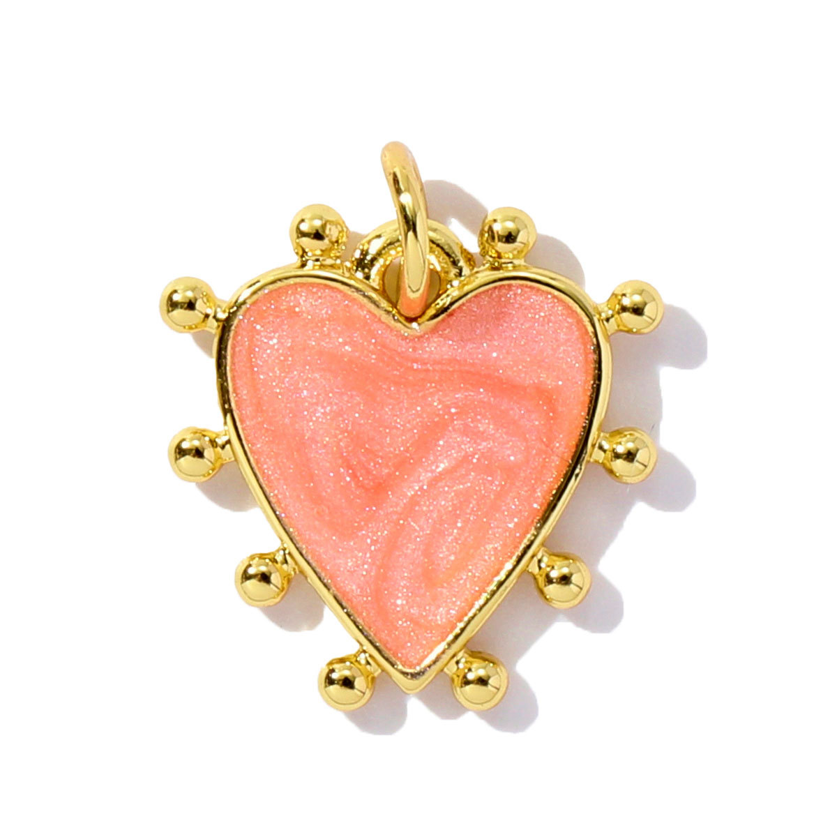 6pcs/pack Unique Copper Enamel Rhinestone Conch Pendant Starfish Shell DIY Charms Necklace Earrings Making Women Jewelry Wholesale