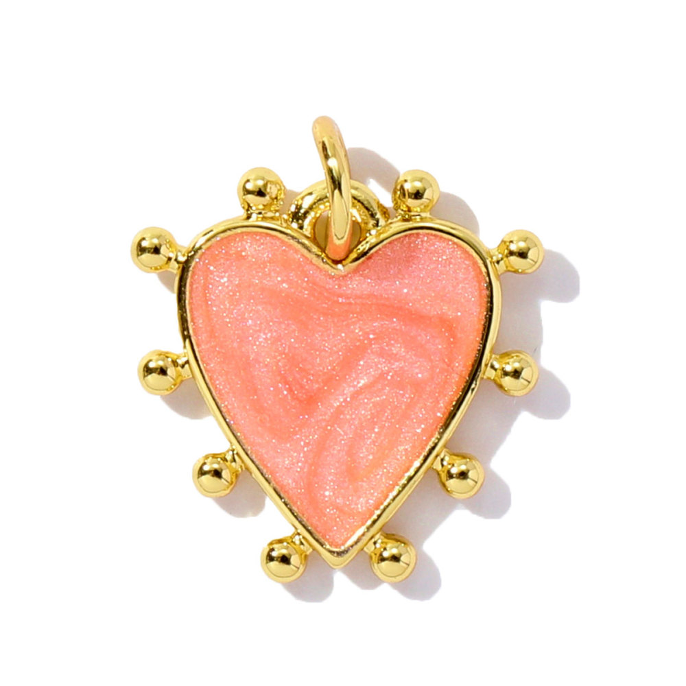 6pcs/pack Unique Copper Enamel Rhinestone Conch Pendant Starfish Shell DIY Charms Necklace Earrings Making Women Jewelry Wholesale