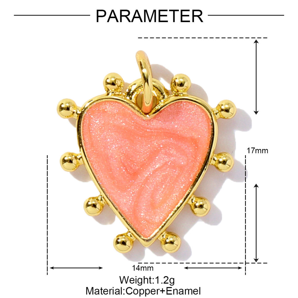 6pcs/pack Unique Copper Enamel Rhinestone Conch Pendant Starfish Shell DIY Charms Necklace Earrings Making Women Jewelry Wholesale